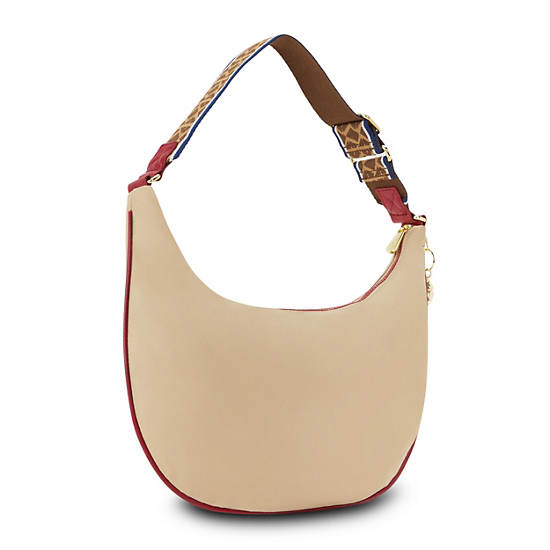 Sacs À Bandoulière Kipling Hania Classiche Beige | FR 1798ZU